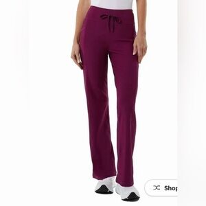 32 Degrees Cool Women's High Rise Ribbed Active Yoga Semi-Flare Pant